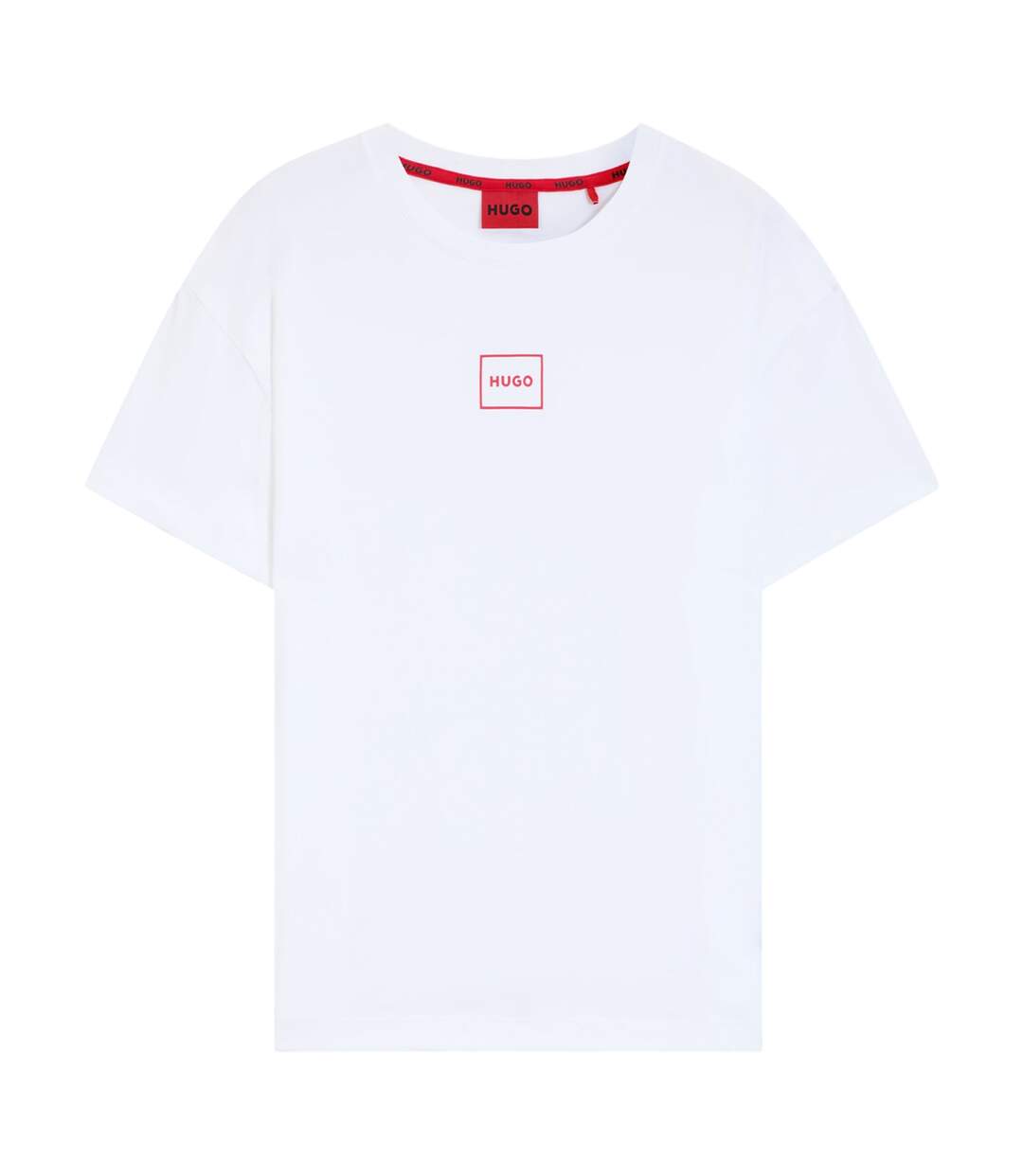 Mens Relaxed Fit T-shirt White Hugo Boss-2