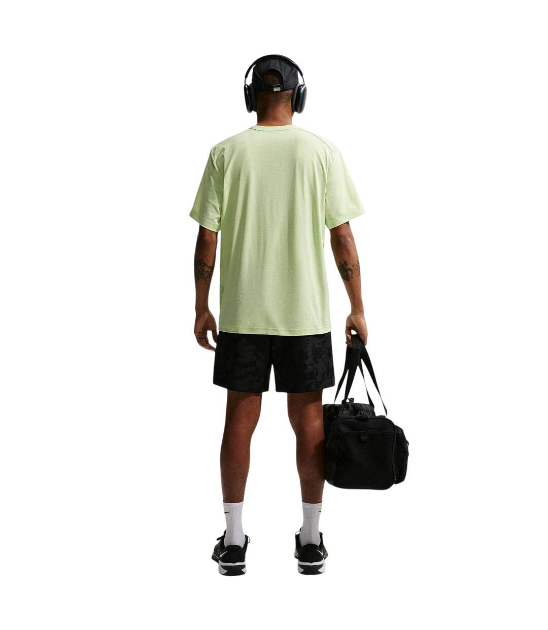 Mens Hyverse Swoosh Short-sleeved T-shirt Lime Nike-3