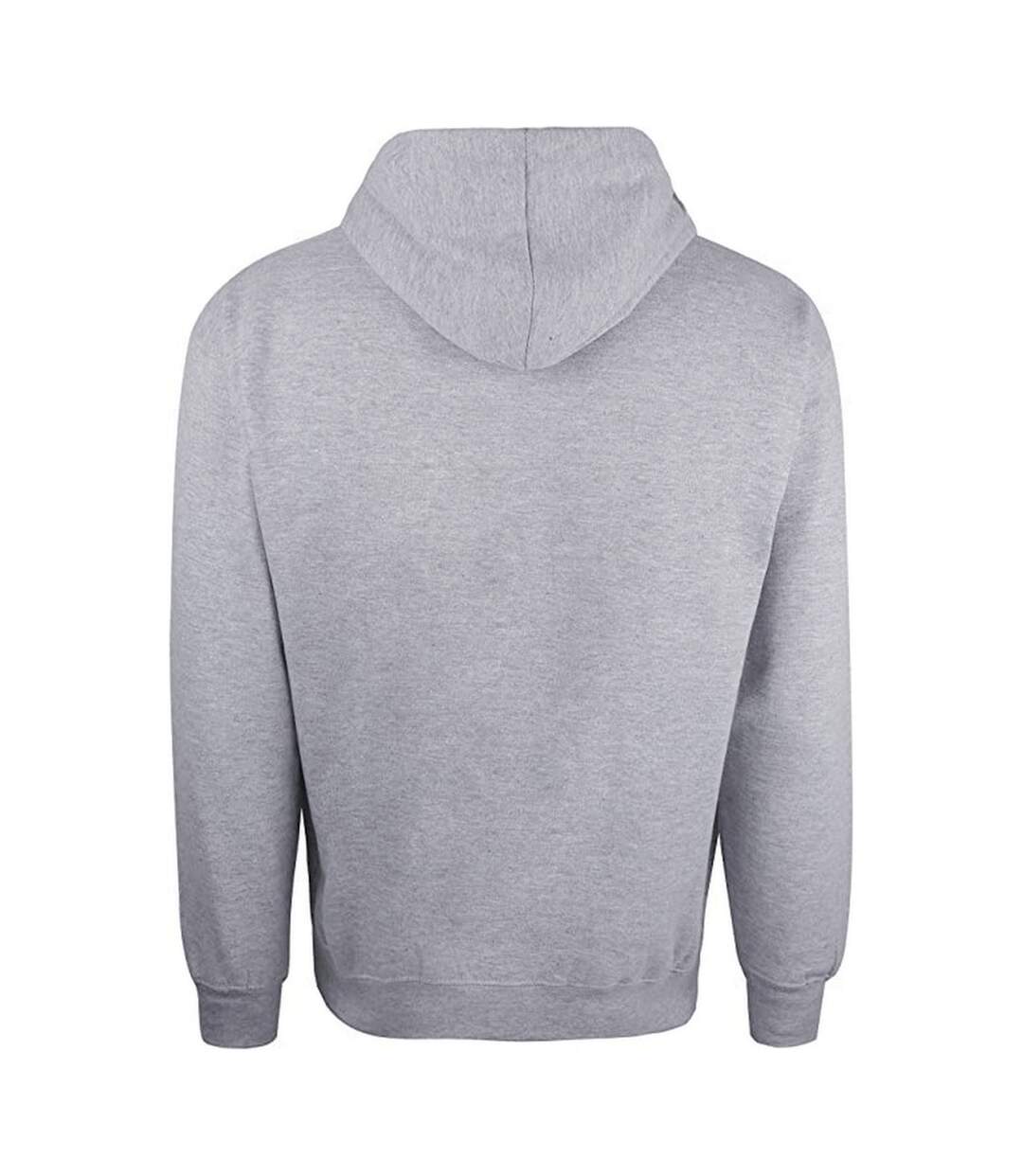 Womens/ladies Club Leisure Hoodie Grey Marl White Umbro-3