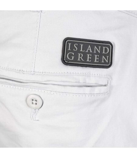 Pantalon Homme Gris Clair Island Green