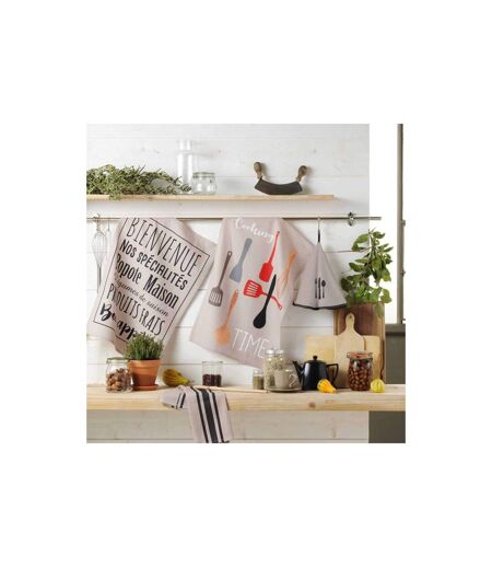 Torchon de Cuisine Cooking Time 50x70cm Beige