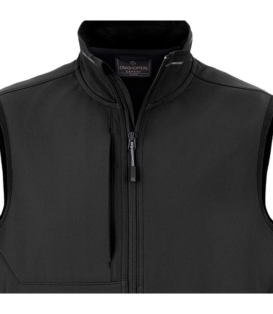 Mens Expert Basecamp Softshell Vest Black Craghoppers-3