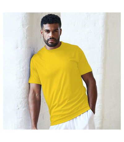 Just Cool T-shirt Sport Homme Jaune Soleil AWDis