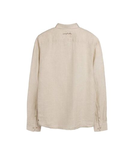 Chemise beige homme teddy smith linen