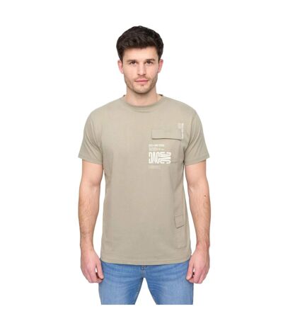 Mens trentflax t-shirt sage Duck and Cover