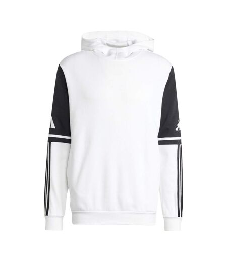 Sweat À Capuche Squadra Homme Blanc Noir Adidas