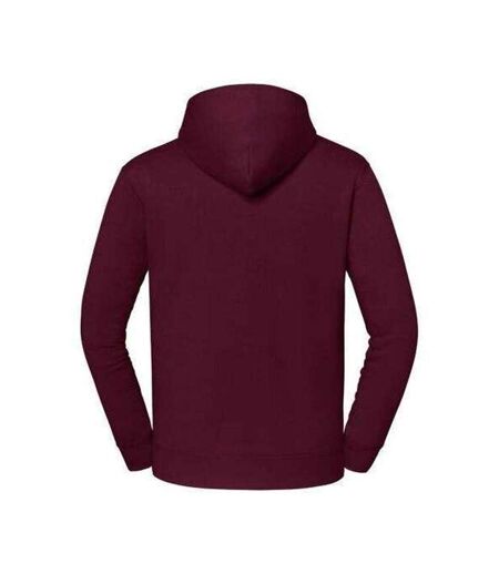 Sweat Uni À Capuche Iconic Premium Adulte Bordeaux Fruit Of The Loom