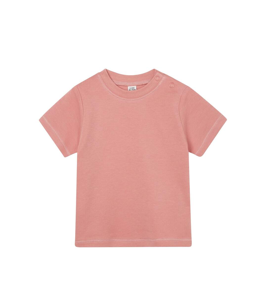 T-shirt bébé vieux rose Babybugz-1