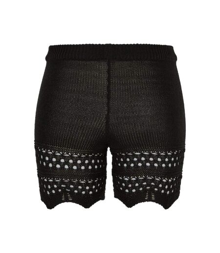 Short Motif/style Crochet Femme Noir Urban Classics