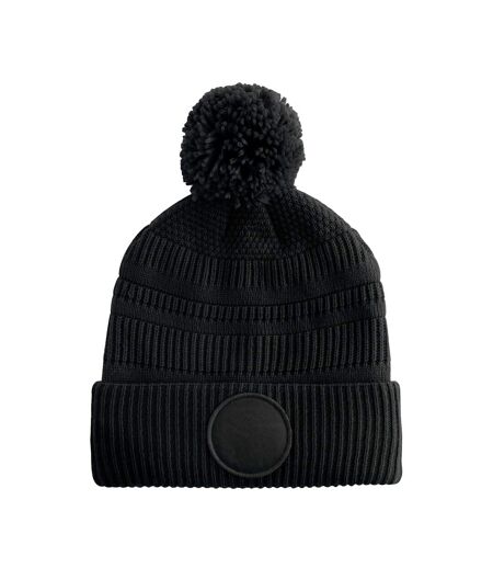 Bonnet Motif/style Écusson Fan Adulte Noir Beechfield