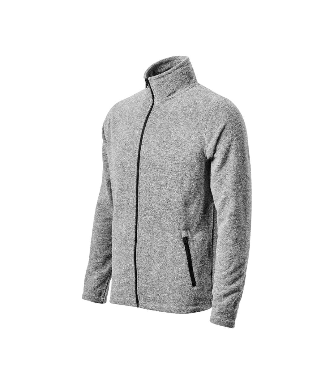 Veste Micro Factor Homme Gris Malfini-3