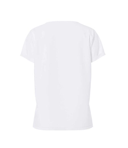 T-Shirt blanc coeur femme pieces pcoda