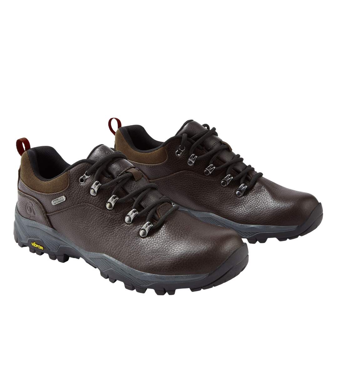 Mens newhide lite walking shoes mocha Craghoppers-4