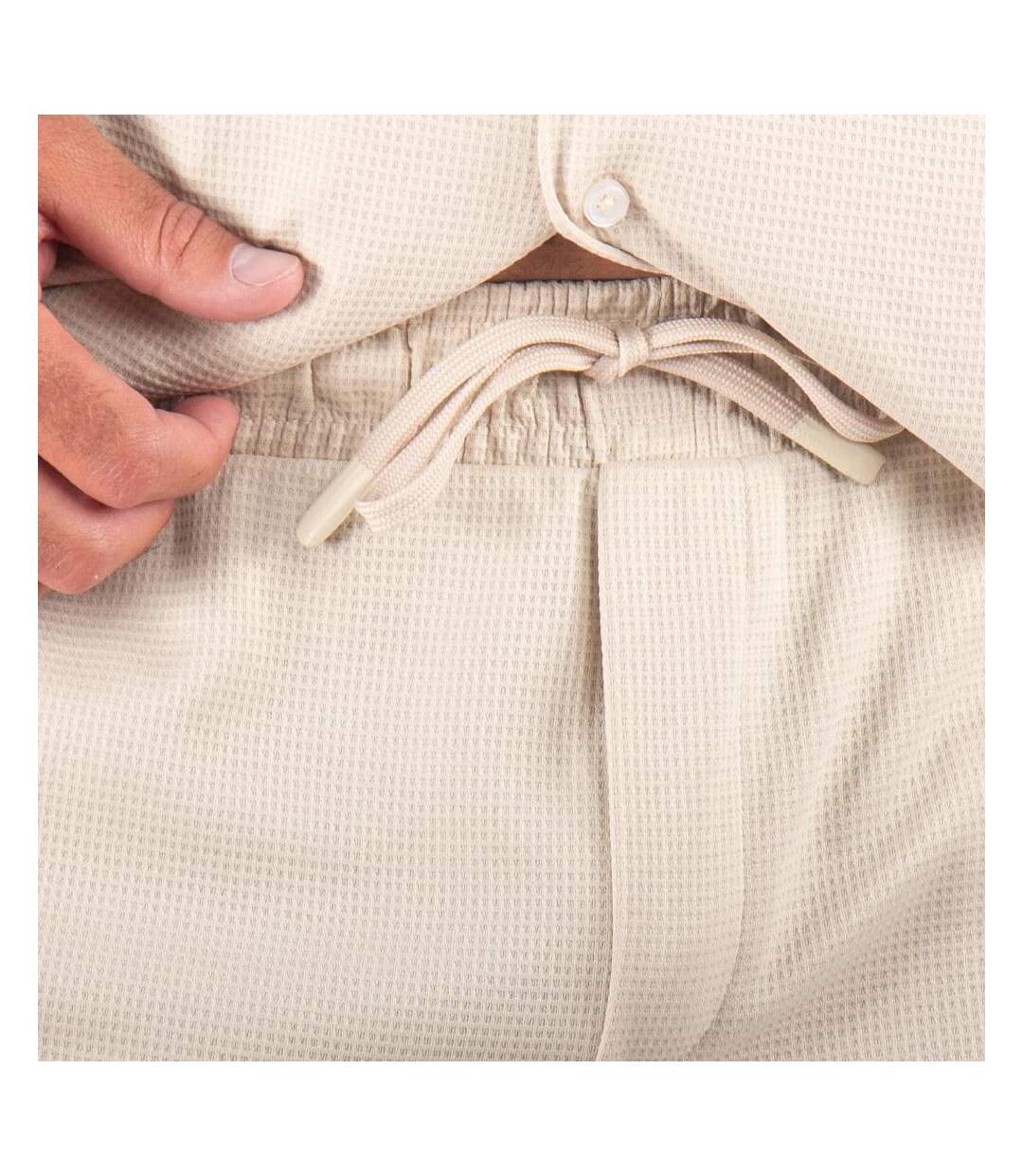 Short beige homme paname brothers poly-3