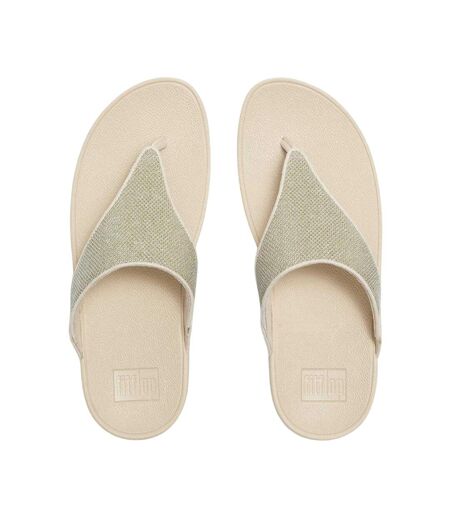 Sandales Décontracté Lulu Shimmerlux Femme Blanc Cassé FitFlop