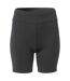 Womens/ladies Cross The Line Igina Shorts Black IQ-2