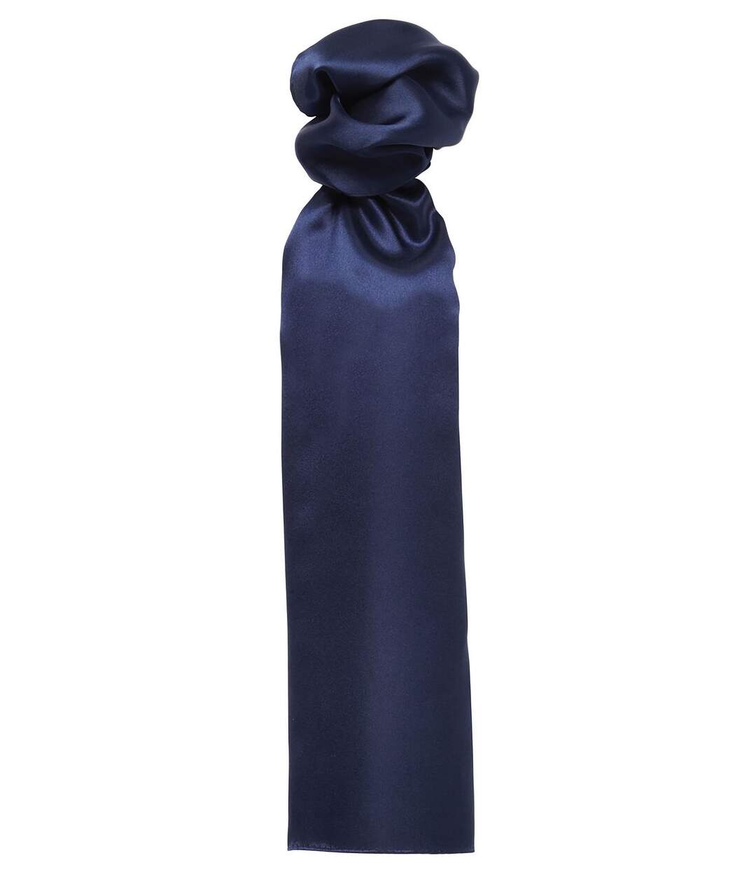 Foulard satiné - PB30 - bleu marine-1