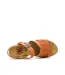 Sandales orange femme relife hursul-4