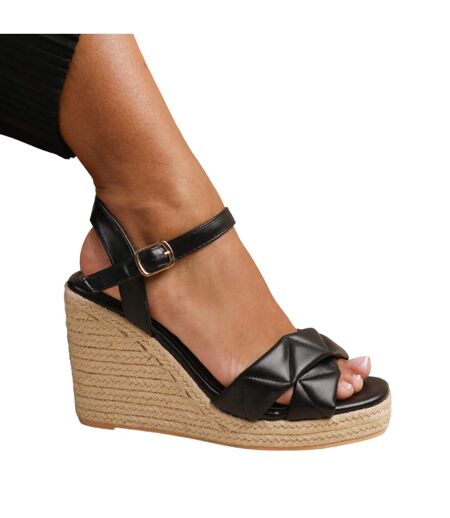 Espadrilles lima femme noir Where´s That From Where´s That From