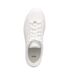 Womens/ladies Kieran Leather Flatform Trainers White Boss-3