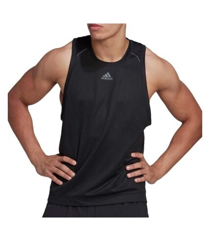 Débardeur Noir Homme Adidas Hiit Spin Tk - M