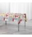 Nappe Antitache Graziella 150x240cm Jaune & Brique-1