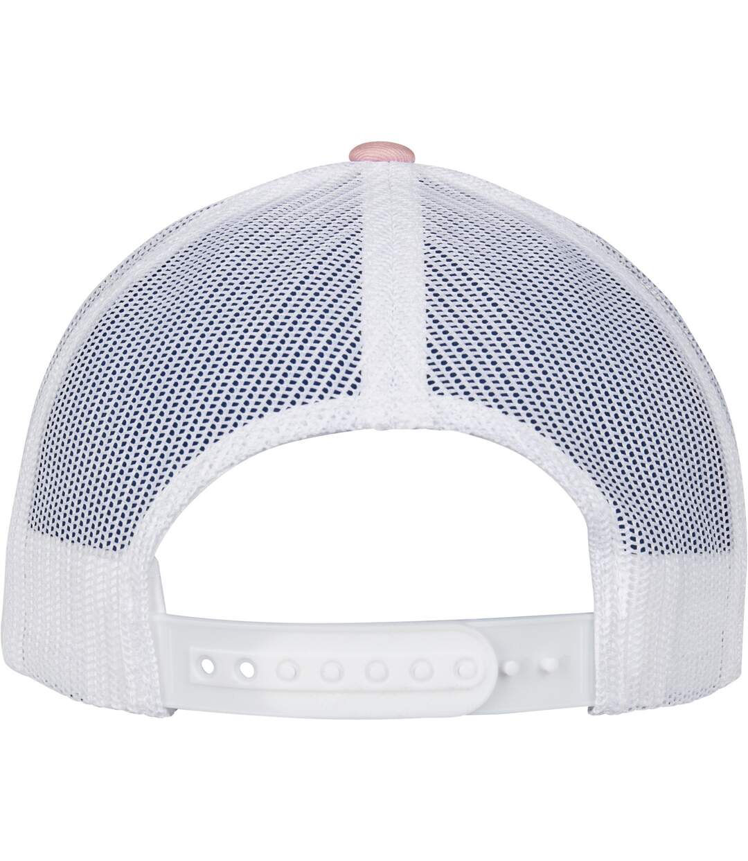 Casquette trucker flexfit rose clair / blanc Yupoong-2