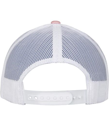 Casquette trucker flexfit rose clair / blanc Yupoong