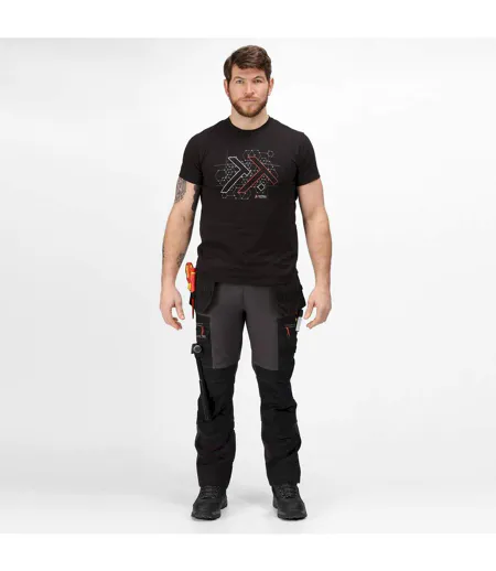 Pantalon De Travail Homme Gris Noir Regatta Professional