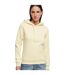 Build Your Brand Womens Heavy Hoody/Sweatshirt (Soft Yellow) - UTRW7093