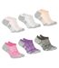 Lot de 6 paires de chaussettes ultra courtes femme Sport Wilson-1