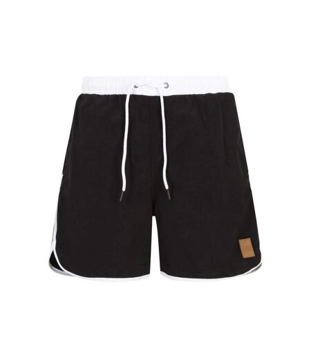 Short De Bain Homme Noir Blanc Urban Classics