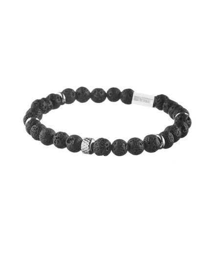 Bracelet perles noir homme geographical norway 315060 - taille unique