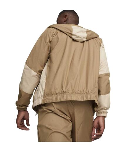 Mens Manchester City Woven Jacket Sand Puma