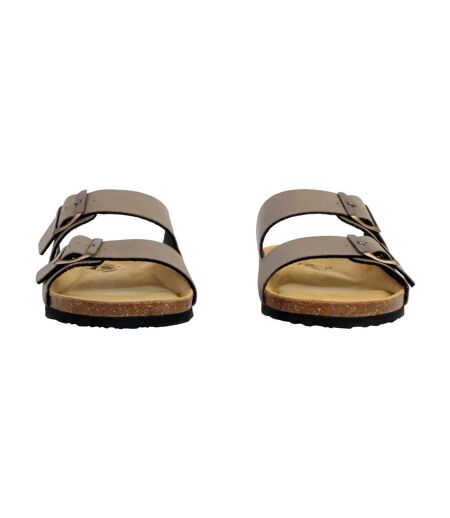 Mules Cuir Plakton Barna