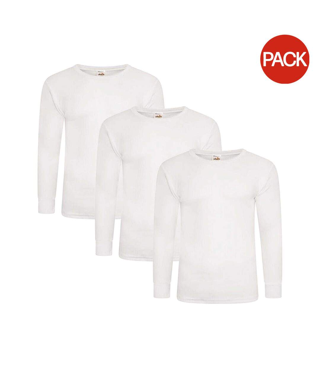 T-shirts Manches Longues Homme Blanc Keanu-1