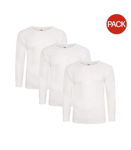 T-shirts Manches Longues Homme Blanc Keanu