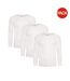 T-shirts Manches Longues Homme Blanc Keanu-1