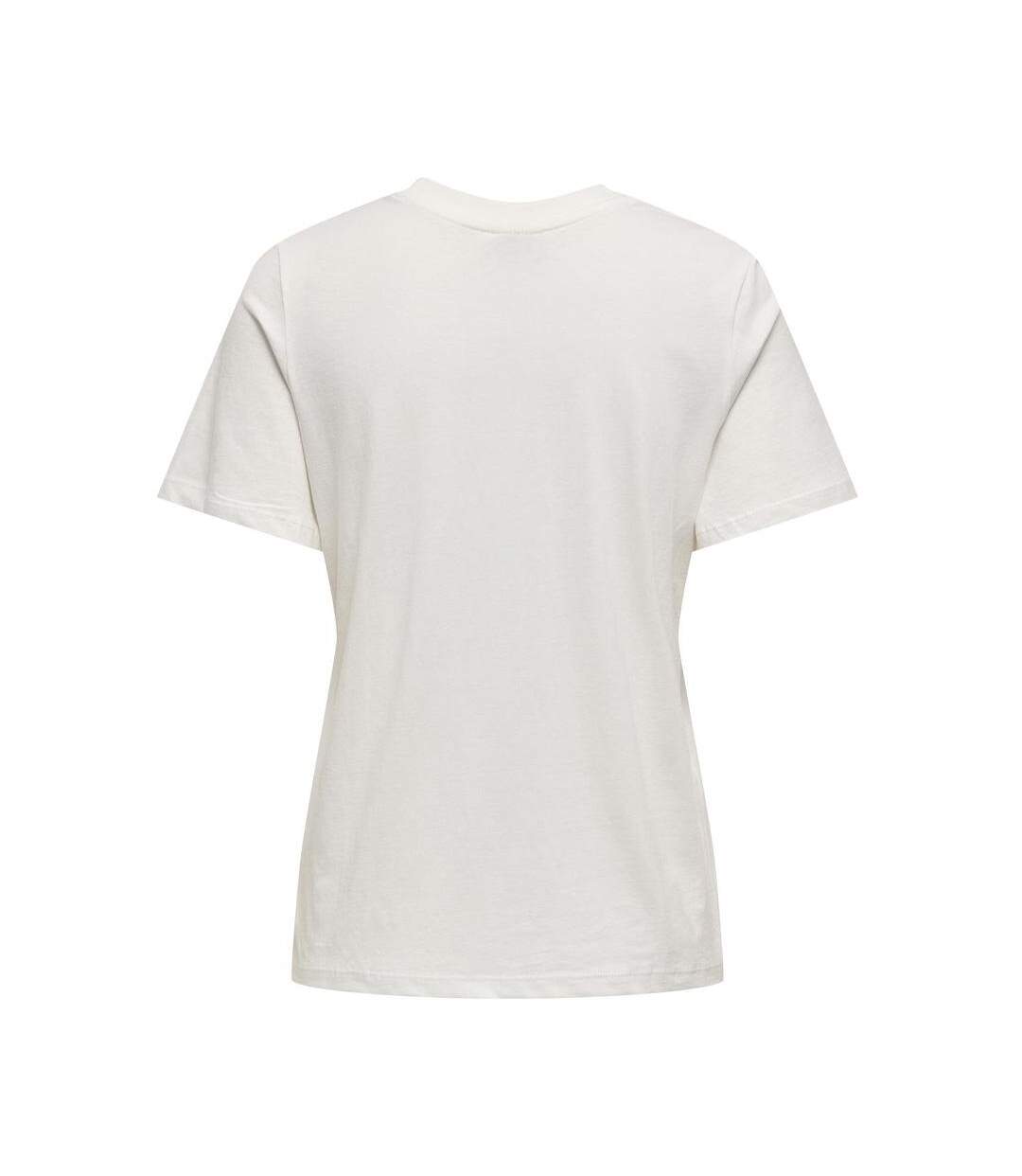 T-Shirt blanc femme jdy pisass-2