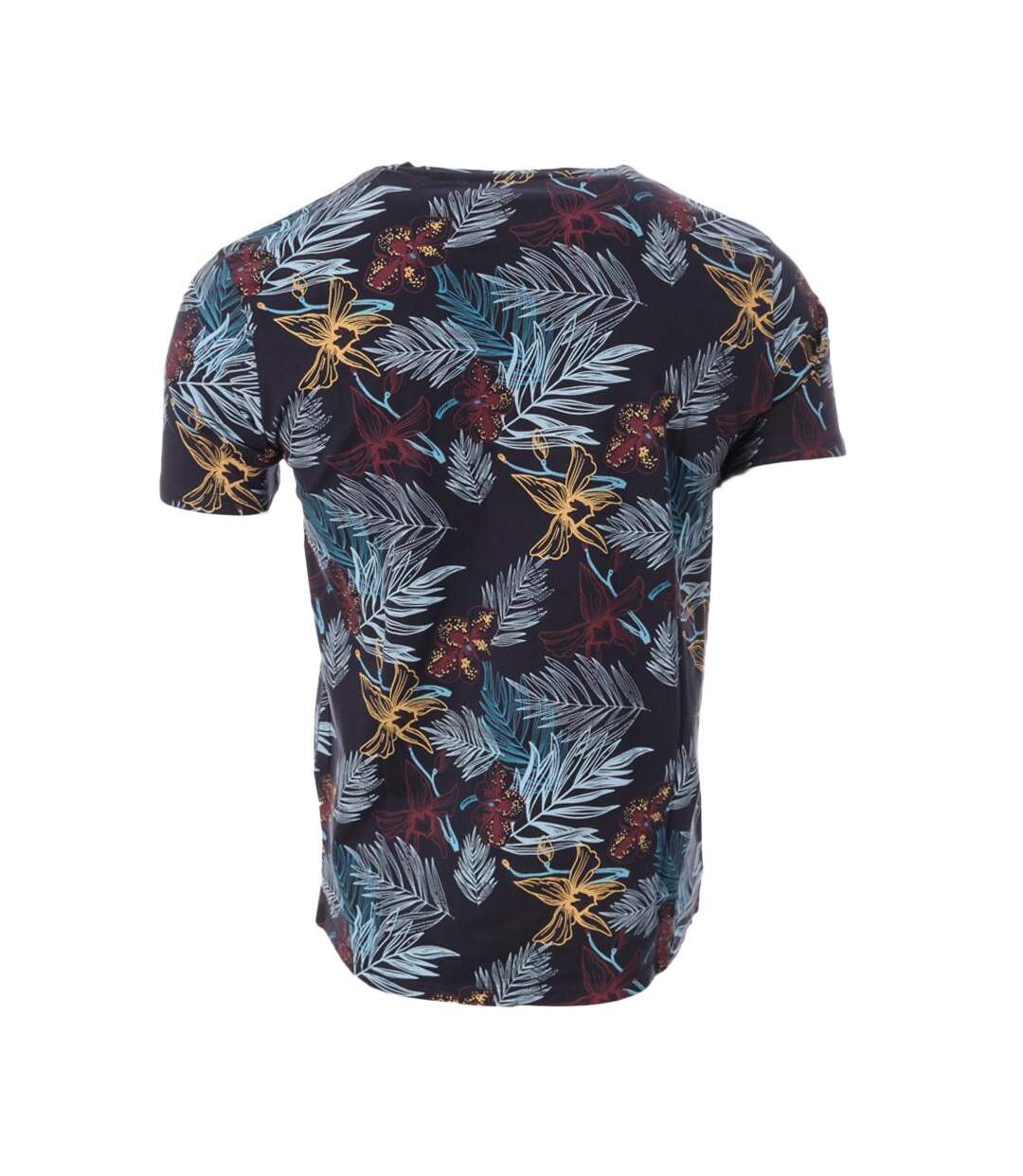T-shirt noir/turquoise homme rms26 91253 - 3xl-2