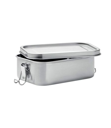 Chan stainless steel lunch box one size matt silver MidOcean