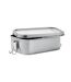 Chan stainless steel lunch box one size matt silver MidOcean-3
