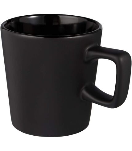 Ross Ceramic 280ml Mug (Matt Black) (One Size) - UTPF4184