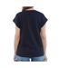 T-shirt marine femme pepe jeans bloom - s-2