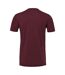 Unisex adults triblend crew neck t shirt maroon Bella Canvas