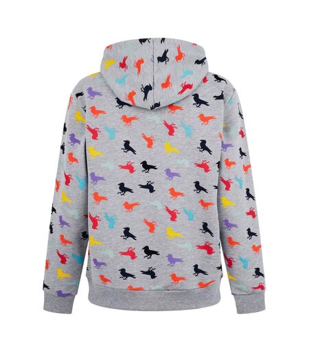 Sweat À Capuche Avec Cordons Oakwood Homme Gris Chiné Modern Amusement