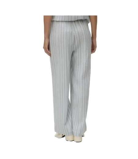 Pantalon fluide bleu femme vero moda nanna