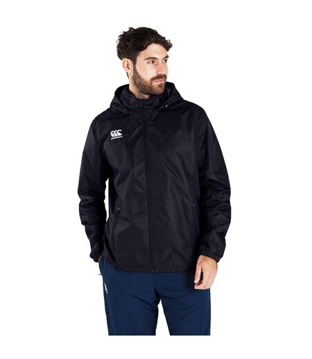 Mens club waterproof jacket black Canterbury