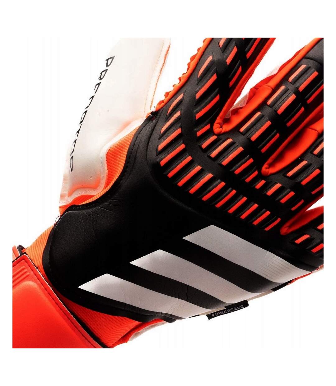 Gants De Gardien De But Predator Match Fingersave Homme Blanc Noir Adidas-4