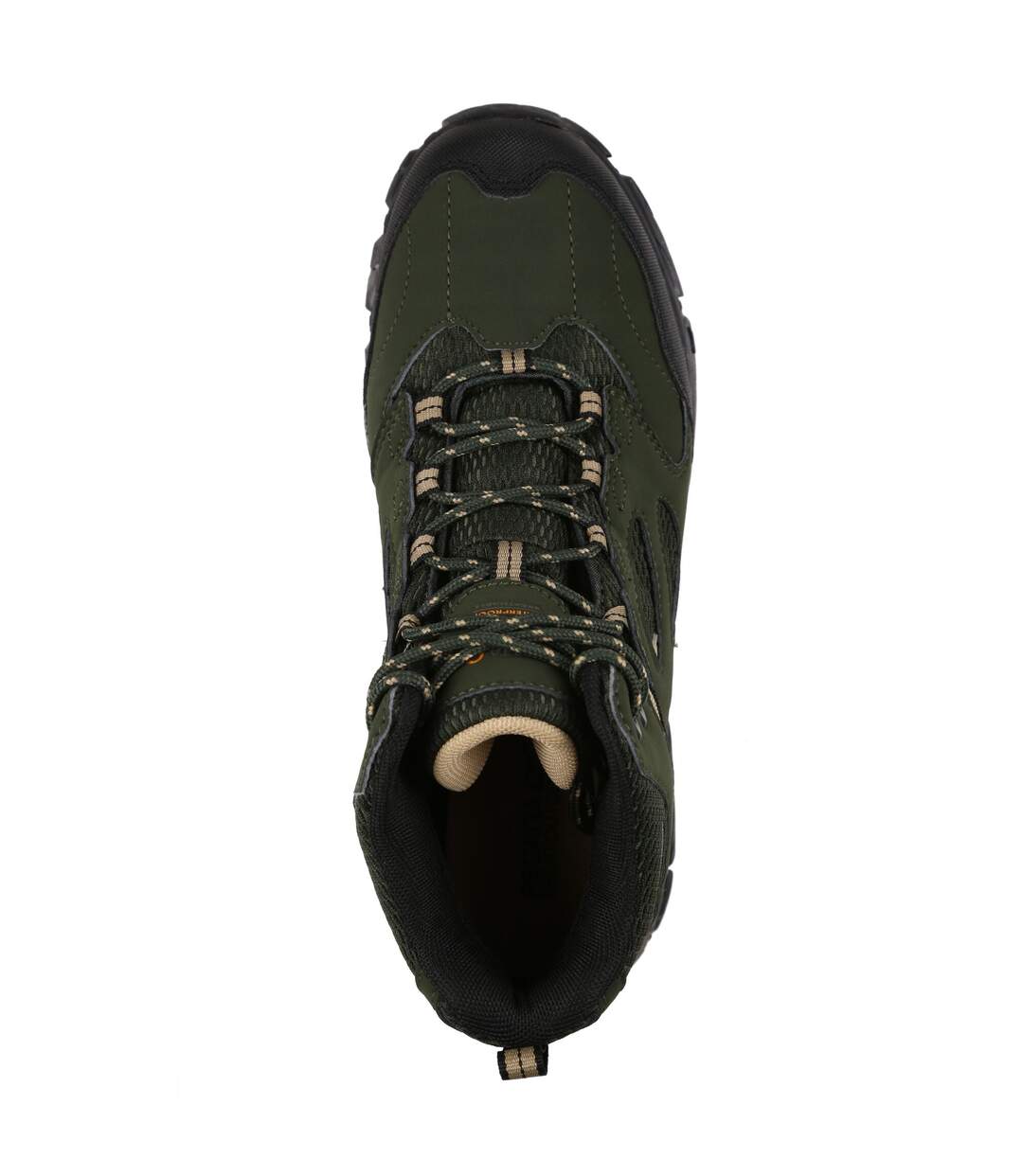 Chaussures Montantes De Randonnée Holcombe Homme Vert Foncé Beige Regatta-4